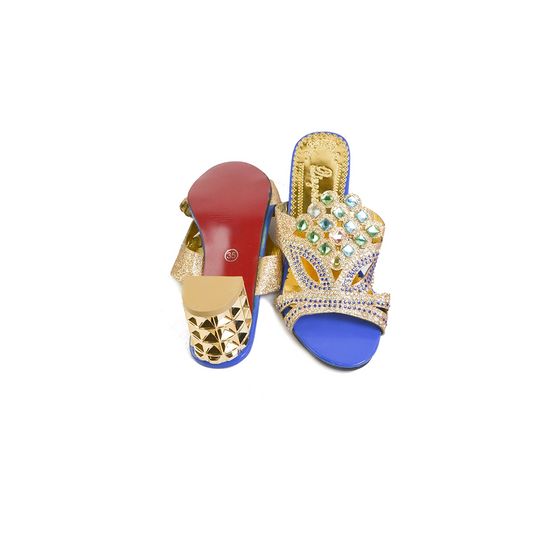 Colorful wedge heel shoes for women with a cute and sweet design  -Multimart