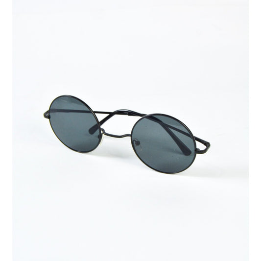 Vintage round sunglasses in metal frame -Multimart