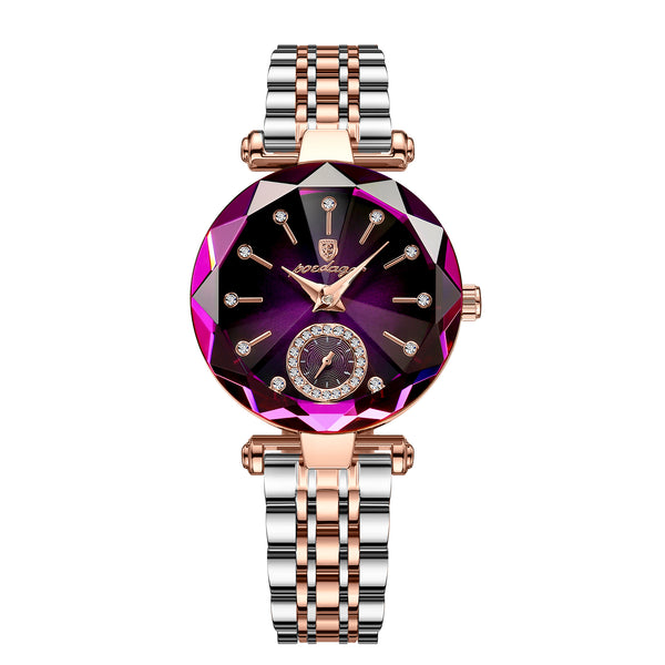 POEDAGAR Luxury Women's Watch – Stainless Steel Waterproof Quartz Wristwatch with Gift Box