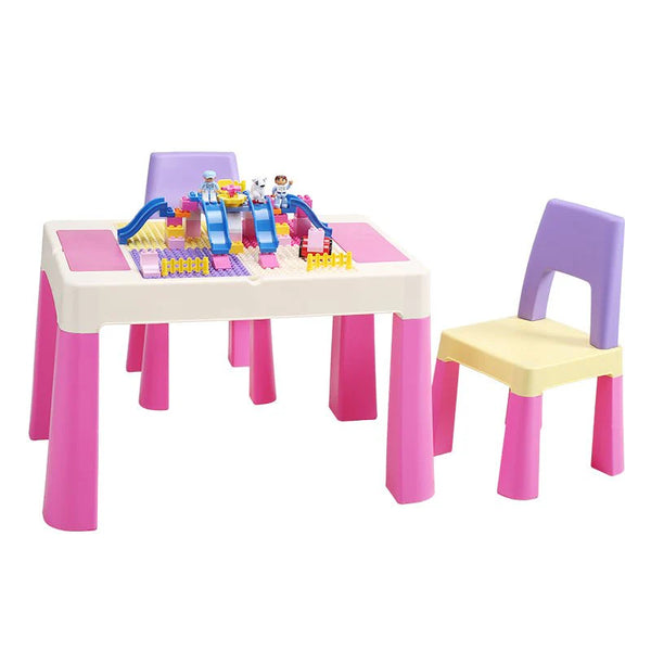 Kid's Table & Chair Playing Set