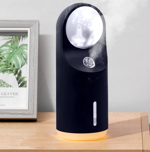 Mini Wireless Ultrasonic Air Humidifier Aroma Essential Oil Diffuser Cool Mist Maker Purifier With LED Night Lamp Projection