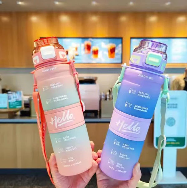 Portable Gradient Water Bottlea