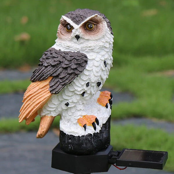 Little Mosquito Killer Lamp (CSolar Power LED Owl Parrot Lawn Light Outdoor Waterproof Garden Landscape Lampopy)