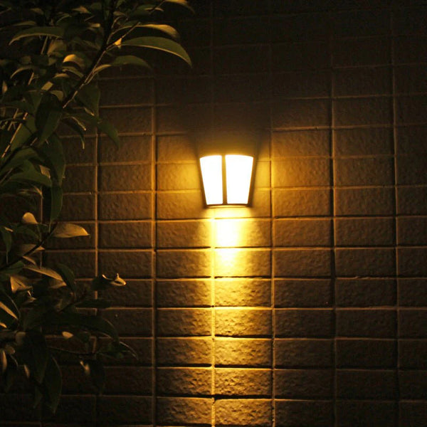 Solar Wall Lamp 6 LED Outdoor Waterproof Light Control Decorative Landscape Lamp